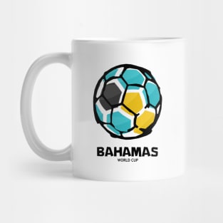 Bahamas Football Country Flag Mug